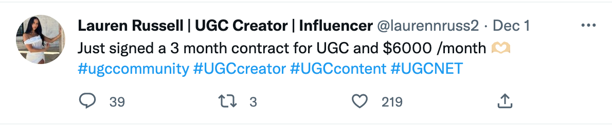 HOW TO GET STARTED IN UGC
